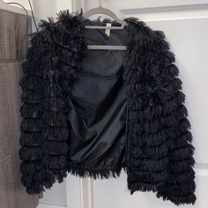 Faux Fur Jacket Size S